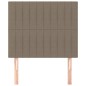 vidaXL Kopfteile 2 Stk. Taupe 90x5x78/88 cm Stoff vidaXL Kopfteile 2 Stk. Taupe 90x5x78/88 cm Stoff