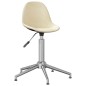 Esszimmerstühle 2 Stk. Drehbar Creme Stoff Esszimmerstühle 2 Stk. Drehbar Creme Stoff