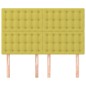 vidaXL Kopfteile 4 Stk. Grün 72x5x78/88 cm Stoff