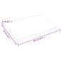vidaXL Waschtischplatte 60x50x2 cm Massivholz Unbehandelt vidaXL Waschtischplatte 60x50x2 cm Massivholz Unbehandelt