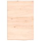vidaXL Waschtischplatte 40x60x(2-4) cm Massivholz Unbehandelt vidaXL Waschtischplatte 40x60x(2-4) cm Massivholz Unbehandelt