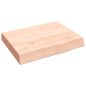 vidaXL Waschtischplatte 40x30x6 cm Massivholz Unbehandelt vidaXL Waschtischplatte 40x30x6 cm Massivholz Unbehandelt