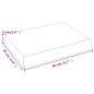 vidaXL Waschtischplatte 40x30x6 cm Massivholz Unbehandelt vidaXL Waschtischplatte 40x30x6 cm Massivholz Unbehandelt
