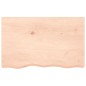 vidaXL Waschtischplatte 80x50x4 cm Massivholz Unbehandelt vidaXL Waschtischplatte 80x50x4 cm Massivholz Unbehandelt