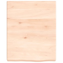 vidaXL Waschtischplatte 40x50x6 cm Massivholz Unbehandelt