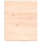 vidaXL Waschtischplatte 40x50x6 cm Massivholz Unbehandelt vidaXL Waschtischplatte 40x50x6 cm Massivholz Unbehandelt