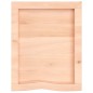 vidaXL Waschtischplatte 40x50x6 cm Massivholz Unbehandelt vidaXL Waschtischplatte 40x50x6 cm Massivholz Unbehandelt