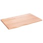 vidaXL Waschtischplatte Hellbraun 80x50x2 cm Massivholz Behandelt vidaXL Waschtischplatte Hellbraun 80x50x2 cm Massivholz Behandelt