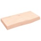 vidaXL Waschtischplatte 60x30x6 cm Massivholz Unbehandelt vidaXL Waschtischplatte 60x30x6 cm Massivholz Unbehandelt