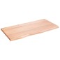 vidaXL Waschtischplatte Hellbraun 80x40x2 cm Massivholz Behandelt vidaXL Waschtischplatte Hellbraun 80x40x2 cm Massivholz Behandelt