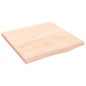 vidaXL Waschtischplatte 60x60x4 cm Massivholz Unbehandelt vidaXL Waschtischplatte 60x60x4 cm Massivholz Unbehandelt