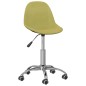 vidaXL Esszimmerstühle 2 Stk. Drehbar Grün Stoff vidaXL Esszimmerstühle 2 Stk. Drehbar Grün Stoff