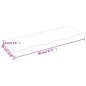 vidaXL Waschtischplatte Hellbraun 80x30x4 cm Massivholz Behandelt vidaXL Waschtischplatte Hellbraun 80x30x4 cm Massivholz Behandelt