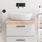 vidaXL Waschtischplatte 60x50x6 cm Massivholz Unbehandelt vidaXL Waschtischplatte 60x50x6 cm Massivholz Unbehandelt