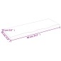 vidaXL Waschtischplatte 80x30x2 cm Massivholz Unbehandelt vidaXL Waschtischplatte 80x30x2 cm Massivholz Unbehandelt