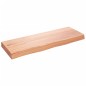 vidaXL Waschtischplatte Hellbraun 80x30x(2-6) cm Massivholz Behandelt vidaXL Waschtischplatte Hellbraun 80x30x(2-6) cm Massivholz Behandelt