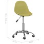 vidaXL Esszimmerstühle 2 Stk. Drehbar Grün Stoff vidaXL Esszimmerstühle 2 Stk. Drehbar Grün Stoff