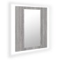 vidaXL LED-Spiegelschrank Grau Sonoma 40x12x45 cm Holzwerkstoff vidaXL LED-Spiegelschrank Grau Sonoma 40x12x45 cm Holzwerkstoff