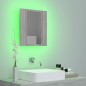 vidaXL LED-Spiegelschrank Grau Sonoma 40x12x45 cm Holzwerkstoff vidaXL LED-Spiegelschrank Grau Sonoma 40x12x45 cm Holzwerkstoff