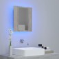 vidaXL LED-Spiegelschrank Grau Sonoma 40x12x45 cm Holzwerkstoff vidaXL LED-Spiegelschrank Grau Sonoma 40x12x45 cm Holzwerkstoff