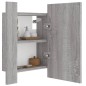 vidaXL LED-Spiegelschrank Grau Sonoma 40x12x45 cm Holzwerkstoff vidaXL LED-Spiegelschrank Grau Sonoma 40x12x45 cm Holzwerkstoff