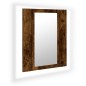 vidaXL LED-Spiegelschrank Räuchereiche 40x12x45 cm Holzwerkstoff vidaXL LED-Spiegelschrank Räuchereiche 40x12x45 cm Holzwerkstoff
