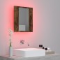 vidaXL LED-Spiegelschrank Räuchereiche 40x12x45 cm Holzwerkstoff vidaXL LED-Spiegelschrank Räuchereiche 40x12x45 cm Holzwerkstoff
