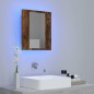 vidaXL LED-Spiegelschrank Räuchereiche 40x12x45 cm Holzwerkstoff vidaXL LED-Spiegelschrank Räuchereiche 40x12x45 cm Holzwerkstoff