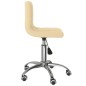 Esszimmerstühle 2 Stk. Drehbar Creme Samt Esszimmerstühle 2 Stk. Drehbar Creme Samt