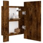 vidaXL LED-Spiegelschrank Räuchereiche 40x12x45 cm Holzwerkstoff vidaXL LED-Spiegelschrank Räuchereiche 40x12x45 cm Holzwerkstoff