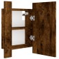 vidaXL LED-Spiegelschrank Räuchereiche 40x12x45 cm Holzwerkstoff vidaXL LED-Spiegelschrank Räuchereiche 40x12x45 cm Holzwerkstoff