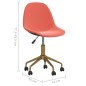 vidaXL Esszimmerstühle 2 Stk. Drehbar Rosa Samt vidaXL Esszimmerstühle 2 Stk. Drehbar Rosa Samt