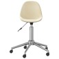 Esszimmerstühle 2 Stk. Drehbar Creme Stoff Esszimmerstühle 2 Stk. Drehbar Creme Stoff