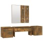 vidaXL Flurmöbel-Set Räuchereiche Holzwerkstoff vidaXL Flurmöbel-Set Räuchereiche Holzwerkstoff
