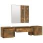 vidaXL Flurmöbel-Set Räuchereiche Holzwerkstoff vidaXL Flurmöbel-Set Räuchereiche Holzwerkstoff