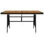 vidaXL 5-tlg. Garten-Essgruppe Poly Rattan Schwarz vidaXL 5-tlg. Garten-Essgruppe Poly Rattan Schwarz