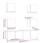 vidaXL 6-tlg. TV-Schrank-Set Räuchereiche Holzwerkstoff vidaXL 6-tlg. TV-Schrank-Set Räuchereiche Holzwerkstoff