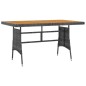 vidaXL 5-tlg. Garten-Essgruppe Poly Rattan Grau vidaXL 5-tlg. Garten-Essgruppe Poly Rattan Grau