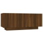 vidaXL 2-tlg. TV-Schrank-Set LED-Leuchten Braun Eiche Holzwerkstoff vidaXL 2-tlg. TV-Schrank-Set LED-Leuchten Braun Eiche Holzwerkstoff