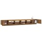 vidaXL 3-tlg. TV-Schrank-Set LED-Leuchten Räuchereiche Holzwerkstoff vidaXL 3-tlg. TV-Schrank-Set LED-Leuchten Räuchereiche Holzwerkstoff
