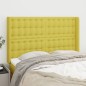 vidaXL Kopfteil mit Ohren Grün 147x16x118/128 cm Stoff vidaXL Kopfteil mit Ohren Grün 147x16x118/128 cm Stoff