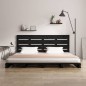 vidaXL Massivholzbett Schwarz 135x190 cm Kiefer vidaXL Massivholzbett Schwarz 135x190 cm Kiefer