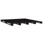 vidaXL Massivholzbett Schwarz 135x190 cm Kiefer vidaXL Massivholzbett Schwarz 135x190 cm Kiefer