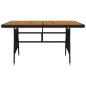 vidaXL 7-tlg. Garten-Essgruppe Poly Rattan Schwarz vidaXL 7-tlg. Garten-Essgruppe Poly Rattan Schwarz