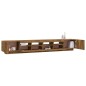 vidaXL 3-tlg. TV-Schrank-Set LED-Leuchten Räuchereiche Holzwerkstoff vidaXL 3-tlg. TV-Schrank-Set LED-Leuchten Räuchereiche Holzwerkstoff