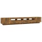 vidaXL 3-tlg. TV-Schrank-Set LED-Leuchten Räuchereiche Holzwerkstoff vidaXL 3-tlg. TV-Schrank-Set LED-Leuchten Räuchereiche Holzwerkstoff