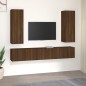 vidaXL 5-tlg. TV-Schrank-Set Braun Eichen-Optik Holzwerkstoff vidaXL 5-tlg. TV-Schrank-Set Braun Eichen-Optik Holzwerkstoff