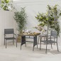 vidaXL 3-tlg. Garten-Essgruppe Poly Rattan Grau vidaXL 3-tlg. Garten-Essgruppe Poly Rattan Grau