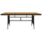 vidaXL 9-tlg. Garten-Essgruppe Poly Rattan Schwarz vidaXL 9-tlg. Garten-Essgruppe Poly Rattan Schwarz