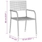 vidaXL 9-tlg. Garten-Essgruppe Poly Rattan Schwarz vidaXL 9-tlg. Garten-Essgruppe Poly Rattan Schwarz